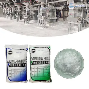 Cemento rinforzante polipropilene Macro fibra sintetica fibra PP