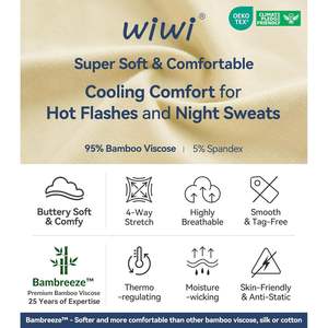 Pantalones de Pijama de Viscosa de Bambú para Mujer, Estilo Palazzo de Pierna Ancha, para Yoga y Descanso, con Bolsillos, Tallas S a XXL - Product Image 6