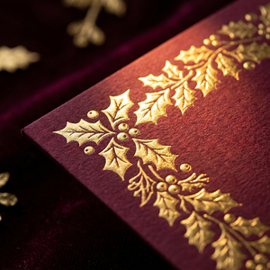 Cartes de remerciement personnalisées en papier kraft avec gaufrage en feuille d'or, cartes de vœux pour mariage et anniversaire avec enveloppes - Product Image 2
