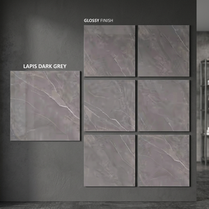 Chinese Lava Natural 800x800mm Porcelain Tiles Volcanic Stone Effect <b>Flooring</b> Surface - Product Image 3