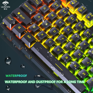 LEAVEN-teclado y ratón retroiluminado D320, juego luminoso de personaje, teclado y ratón con cable <span class=keywords><strong>USB</strong></span>, novedad - Product Image 5