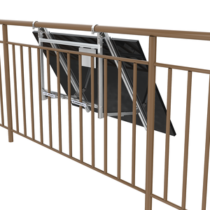 Kit de Sistema de Energía Solar para Balcón Gresolar - Modelo 250708 de Aluminio Anodizado Plateado para Europa - Product Image 3