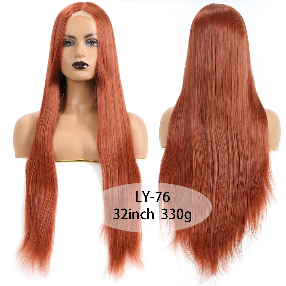 Lace Front Wigs Hairstyle Synthetic Wigs For Women Natural Looking Long Wavy Middle Part Lace Heat Resistant Replacement Wig