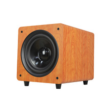 Sonido de audio Buena profundidad Potencia de madera 8 pulgadas 8 "Powered 100W RMS Cine en casa Cine Teatro Bajo Altavoz activo Subwoofer