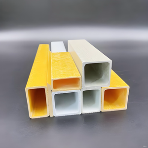 Tube/Profil en fibre de verre pultrudée Winners Technology à finition lisse, anti-feu, anti-corrosion, surface concave/galetée, pour découpe - Product Image 1