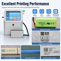 Impresora UV OMA A300 con Sistema de Datos Variables, Codificador de Inyección de Tinta Industrial de 53.7 mm para Impresión de Códigos QR, Códigos de Barras y Números de Serie