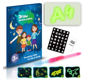 Divertido tablero <span class=keywords><strong>de</strong></span> <span class=keywords><strong>dibujo</strong></span> magnético que brilla en la oscuridad con luz-Tableta <span class=keywords><strong>de</strong></span> <span class=keywords><strong>dibujo</strong></span>, tableta <span class=keywords><strong>de</strong></span> escritura LCD para niños-Bloc <span class=keywords><strong>de</strong></span> <span class=keywords><strong>dibujo</strong></span> para niños y el mejor Gif - Product Image 4
