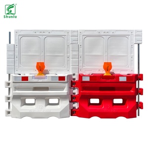 Highway T2 Durable HDPE Traffic <b>Safety</b> Isolation Barrier for Road Use Pedestrian Water Filled Barrier High Visibility <b>Roadway</b> - Product Image 6