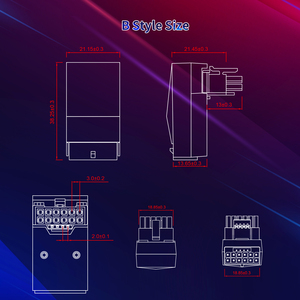 Qingsea Carte d'extension PCIe 5 GEN5 à 90 degrés avec câble en cuivre, <span class=keywords><strong>adaptateur</strong></span> d'angle pour ordinateur <span class=keywords><strong>12VHPWR</strong></span>, large gamme de couleurs 120% sRGB, en stock - Product Image 2