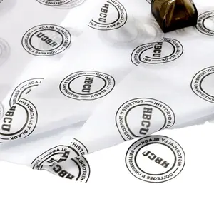 עטיפות נייר לוגו מותאם אישית לעטוף נייר רקמה גלישת נייר רקמה
