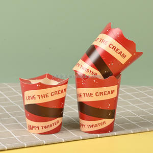 PTPACK Fabricant de style de qualité alimentaire Nouveaux produits <span class=keywords><strong>Mcdonald</strong></span> Mc Flurry Vente personnalisée Divers gobelets en papier - Product Image 1