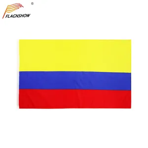 快速供应速度哥伦比亚 (哥伦比亚) 国旗3x5ft标准定制巨型国旗