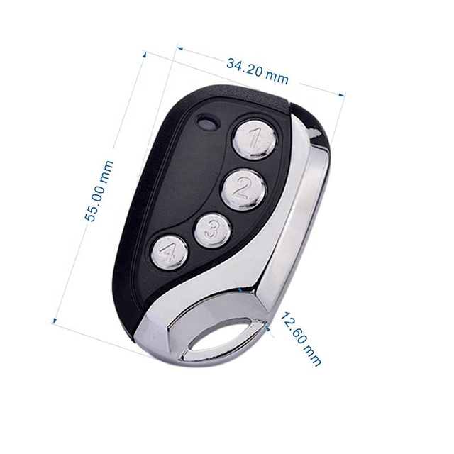 4 Buttons 433 MHz Wireless Universal Remote Controller RF Transmitter Key Learning Code 1527 Chip