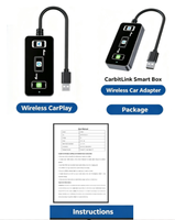 Adaptateur sans fil Plug&Play CarPlay Android Auto Carbitlink 2 en 1 en alliage d'aluminium pour Chery Changan Geely BAIC