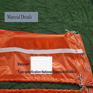 PVC rắn nổi dầu tràn ngăn chặn hàng rào bùng nổ dầu thấm bùng nổ rong biển hàng rào hàng rào nhà máy tùy chỉnh ổn định tốt - Product Image 5