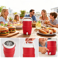 Seau isotherme portable pour canettes PLA 12 oz – Support de boissons isolé au design moderne pour la plage, le sport et les fêtes en extérieur