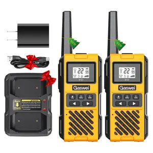 Two Way Radio G1PRO UHF Walkie Talkie IP67 1800mAh Waterproof 2 Way Radio Rechargeable Two Way Radios for Kitesurfing, Beach