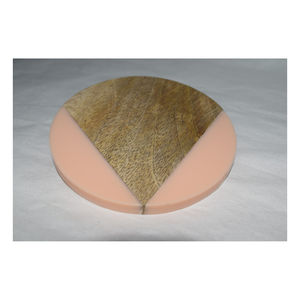 Posavasos Redondos de Madera y Resina de Lujo, Hechos a Mano, Reutilizables, para Decoración de Mesa, de ART ZONE INTERNATIONAL, Precios Bajos y Alta Calidad - Product Image 1