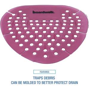 Protectores de Urinario Ecológicos Boardwalk Gem con Aroma a Manzana Especiada, Rojos, 12 por Caja - Desechables para Uso en Baños - Product Image 6
