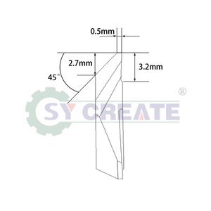 Outils d'usinage de tour CNC Modélisation de profil 3 bords coupants Tourner le gougeage Retour droit Tournant Carbure Insert - Product Image 3