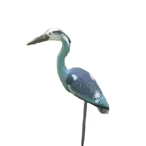 plastic PE hunting for Grey heron or garden ornaments Garden decoration accessories hunting machine for birds