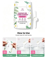 Poudre à lessiver de haute qualité en marque blanche, en vrac, détachant efficace, nettoyant taches, parfum frais, personnalisable, hypoallergénique