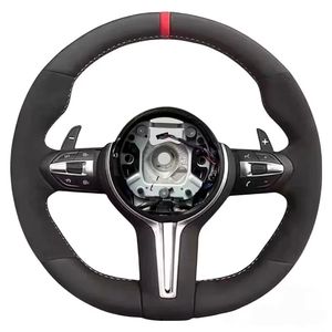 Volante de Cuero de Ante Negro para <span class=keywords><strong>BMW</strong></span> F20 F21 F40 F22 F23 F44 F45 F30 F31 F35 F32 F33 F36, <span class=keywords><strong>Precio</strong></span> de Fábrica al por Mayor - Product Image 1