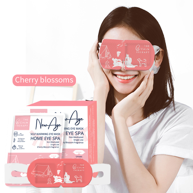 Self Heated Steam Eye Mask Disposable Warm Lavender Improve Sleep Relieve Eye Fatigue Eye Mask Hot Compress Constant Temperature