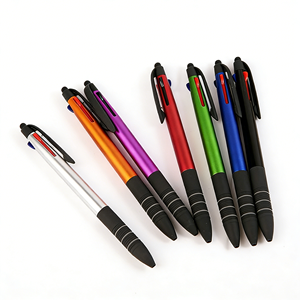 Stylo à <span class=keywords><strong>bille</strong></span> multi-couleurs à écran tactile 3 en 1 P4824, encre multicolore, pointe de 1,0 mm, pour le bureau et l'école - Product Image 1