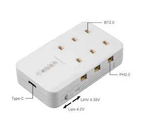 6 Ports 1S <b>Lipo</b>-<b>Battery</b> Type-C Charger BT2.0&PH2.0 FPV Cetus Racing Drone Accessories Made in China - Product Image 5
