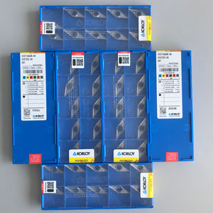 Insertos para Torno CNC Korloys VCGT160408-AK H01, Acero Inoxidable Cuadrado con Recubrimiento PVD, Herramientas de Corte Personalizables OEM - Product Image 3