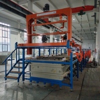 Ligne de galvanoplastie métallique Tongda10, machine de placage au zinc, au chrome et au nickel