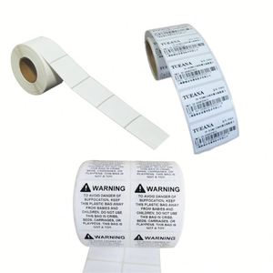 Étiquettes autocollantes promotionnelles personnalisées en rouleau, 500 pièces/rouleau, impression d'étiquettes imperméables, étiquettes de réduction en rouleau - Product Image 3
