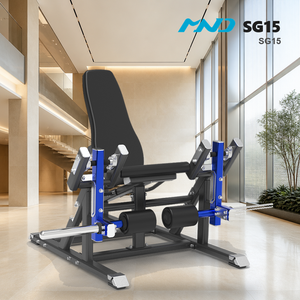Macchina per Estensione Gambe con Pesi a Disco Smart <span class=keywords><strong>Fitness</strong></span> MND SG15, Attrezzatura per Allenamento di Forza per Palestre Commerciali - Product Image 1