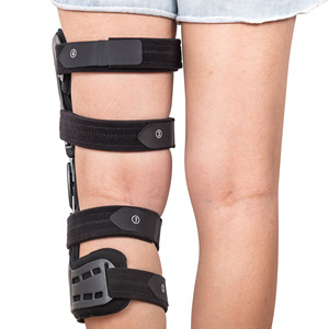 Rodillera Ortopédica Ajustable para Corrección de Rodilla Valga y <span class=keywords><strong>Piernas</strong></span> Abiertas, Alivio del Dolor por Osteoartritis, con Bisagras y Control de Rango de Movimiento - Product Image 4