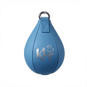 Sac de frappe rapide K1 en caoutchouc bleu, réglable en hauteur, équipement d'entraînement rapide pour adolescents - Product Image 1