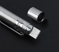 Penjualan terlaris senter Flash USB Flash tongkat penggelitik kucing penjualan laris mainan Pet bermotif pena kucing Laser