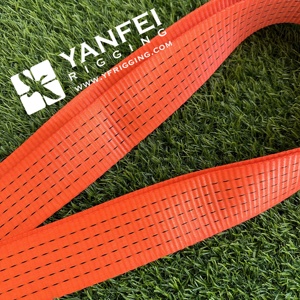 5T màu đỏ Polyester Chất liệu vải Sling vành đai - Product Image 6