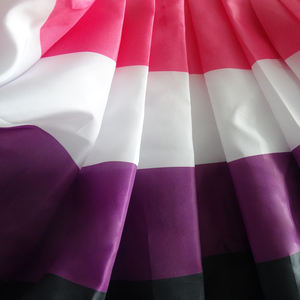 ธงแฟนบอลจีบสีรุ้งธงครึ่งแบนเนอร์ความภาคภูมิใจของ <span class=keywords><strong>genderfluid</strong></span> แบนเนอร์ครึ่งความภาคภูมิใจแบนเนอร์สำหรับเกย์ - Product Image 2