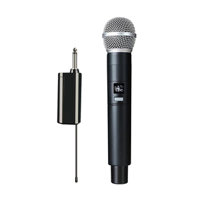 Wireless Dynamic Microphone System Portable Handheld Karaoke Microphone with Built-in Li Battery for <b>Singing</b> - Product Image 1