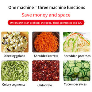 Cortadora automática de verduras de acero inoxidable para cocina comercial multifunción 660 y 1000-Type 220V accesorio cantina - Product Image 3