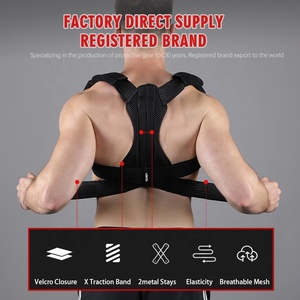 Attelle d'épaule réglable VBOSi 7002, redresseur de <span class=keywords><strong>dos</strong></span> orthopédique respirant pour le haut du <span class=keywords><strong>dos</strong></span>, approuvé FDA CE ISO - Product Image 5