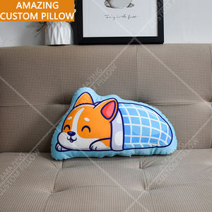 Cojín bordado de doble cara con estampado de <span class=keywords><strong>Anime</strong></span> de dibujos animados bonitos personalizados para uso doméstico o de Hotel para dormir y abrazar - Product Image 4