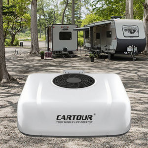<span class=keywords><strong>CARTOUR</strong></span> CA22 R32 Inversor de Corriente Alterna para RV de 12V/24V con Compresor Rotatorio Doble de 8500 BTU y 45-50 dB, Enfriador de Techo para Camión, Montaje Superior - Product Image 1