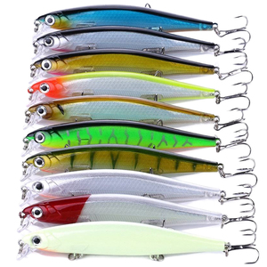 Topline 11cm 13g <span class=keywords><strong>esca</strong></span> di plastica pesciolino occhi 3D <span class=keywords><strong>pesca</strong></span> esche dure galleggianti Long Shot <span class=keywords><strong>esca</strong></span> <span class=keywords><strong>pesca</strong></span> pesciolino <span class=keywords><strong>con</strong></span> 3 ami da <span class=keywords><strong>pesca</strong></span> - Product Image 1