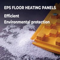 Panneau de chauffage par le sol en EPS haute densité, isolation thermique, économie d'énergie, panneau de chauffage par le sol à tête de champignon