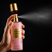 Perfume en Aerosol de 250 ml con Aroma Agradable, Bruma Corporal Natural, Marca Privada, OEM, ODM, Logotipo Personalizado, Color Personalizado, MOQ Bajo, Personalización de Marca