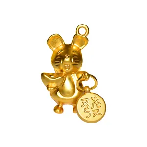 Venta al por mayor de aleación de zinc, regalo de recuerdo, figurita de metal, animales, doce signos del zodiaco chino, figuritas, adorno de escritorio - Product Image 1