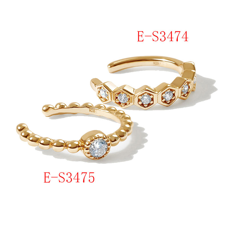 14K Gold-E-S3474