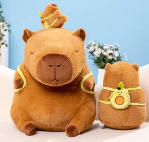 Capybara đồ chơi sang trọng động vật hoạt hình dễ thương quà tặng giáng sinh - Product Image 5